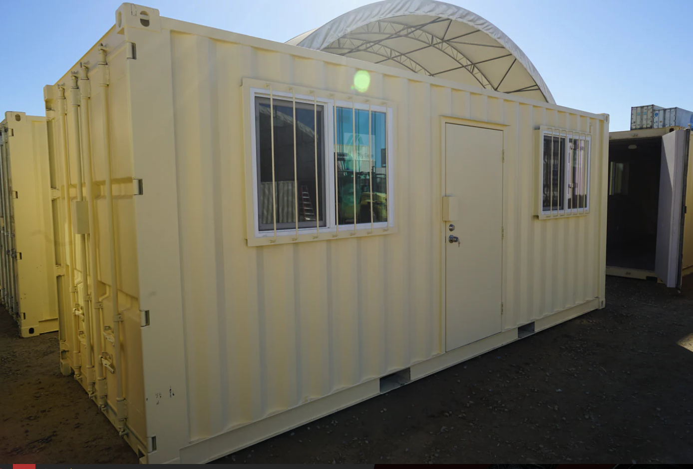 20' Ground Level Office Container - Image 3