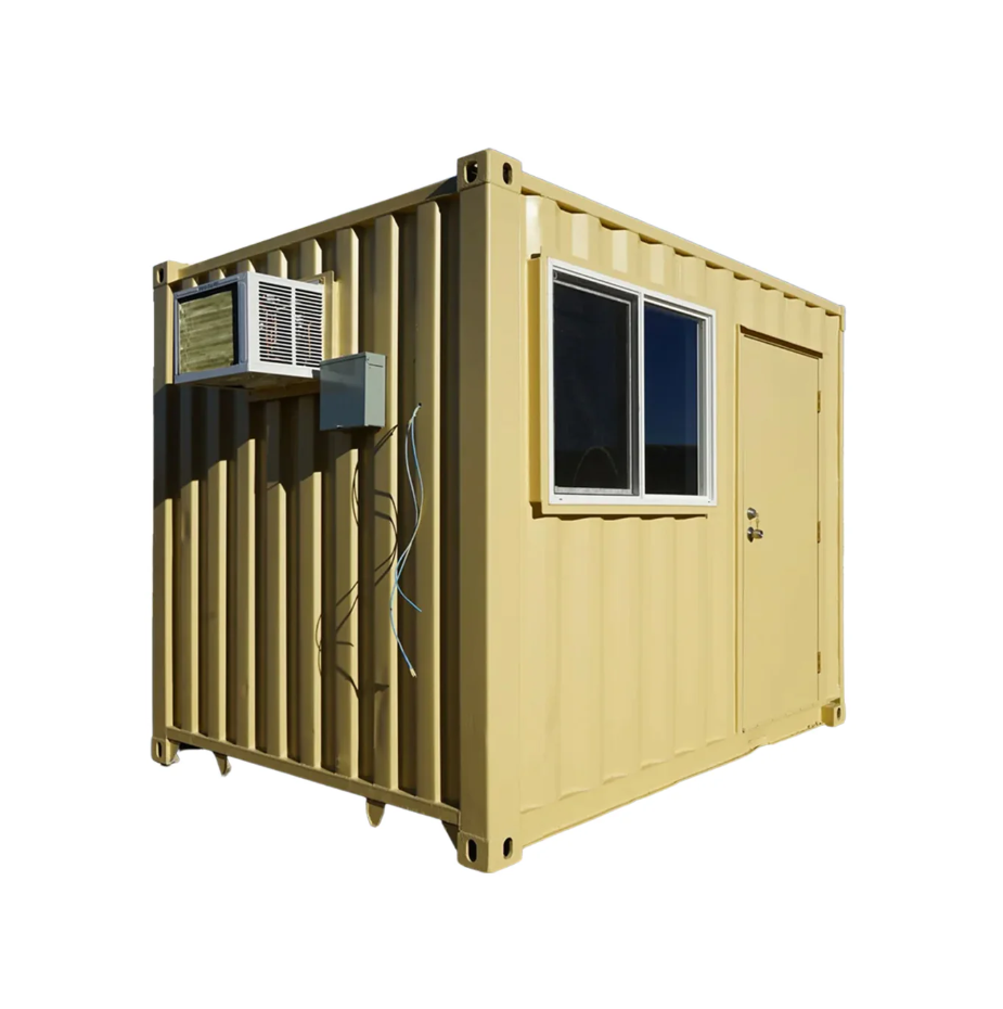 10' Ground Level Office Container