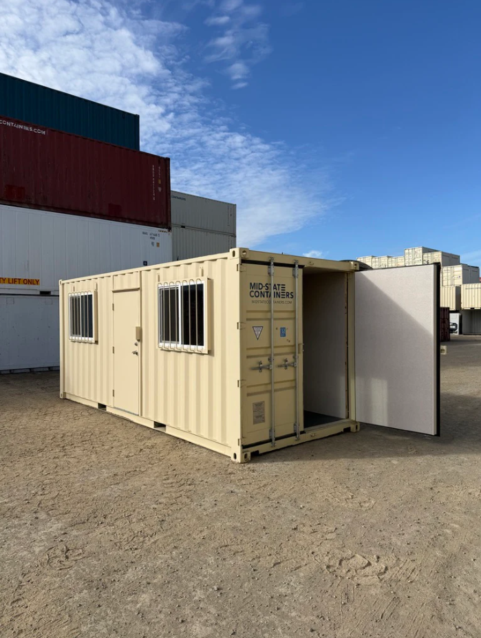 20' Ground Level Office Container - Image 7