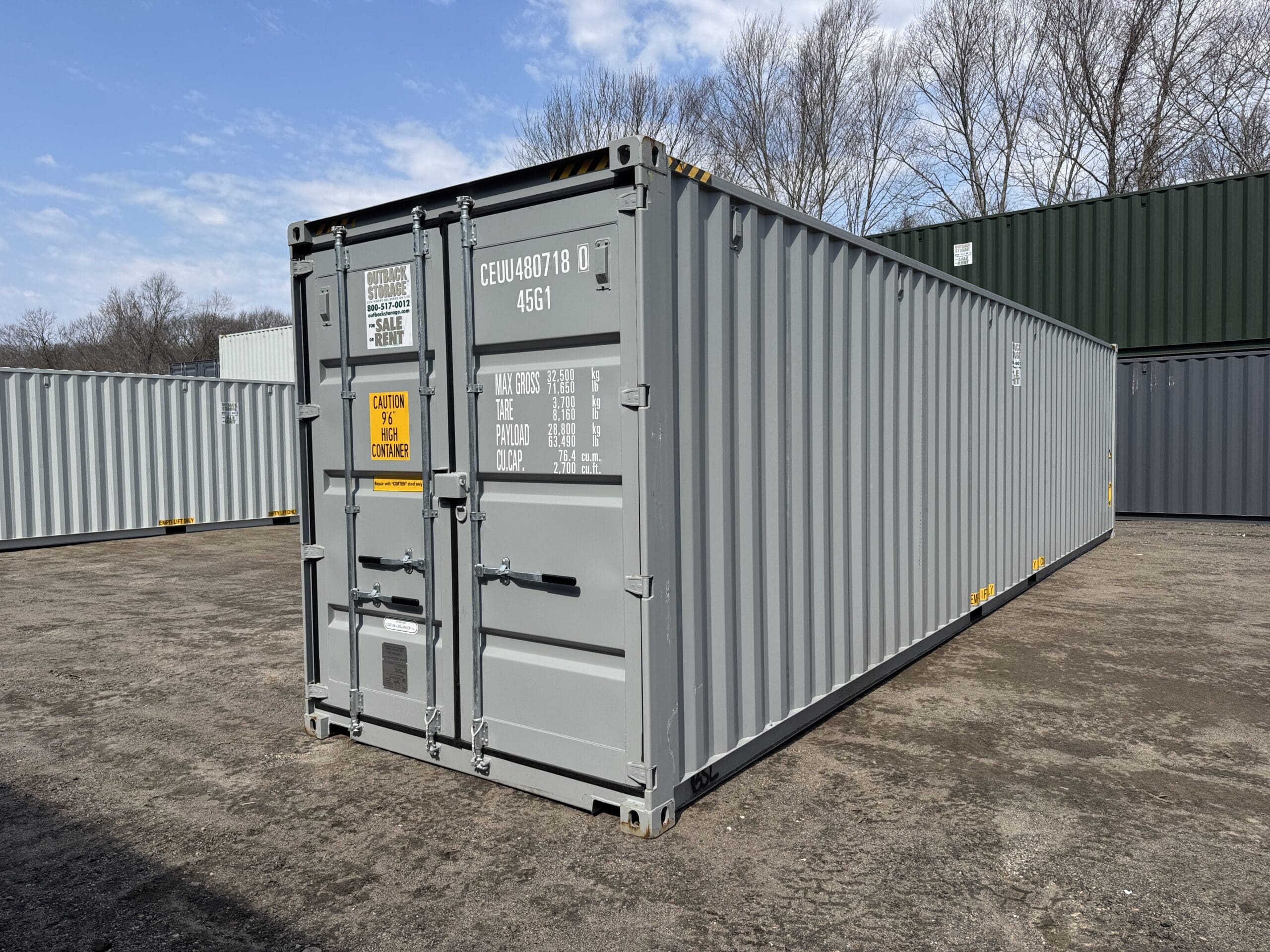 New *High Cube Shipping/Storage Container