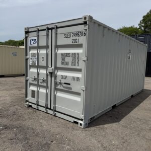 20′ x 8′ x 8.5′ Tall– New Shipping/Storage Container – Wind and Watertight – GRAY